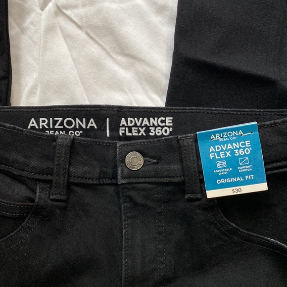 BLACK-NEW-NEVER WORN- Arizona Jean Co-Boys-size 16 - original fit - Picture 5 of 6